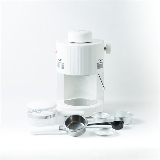 Szarvasi SZV-620 Cafe Lux presszókávéfőző, fehér,  800W, 3,04 bar nyomás, 0,4L víztartály, gőzfúvóka