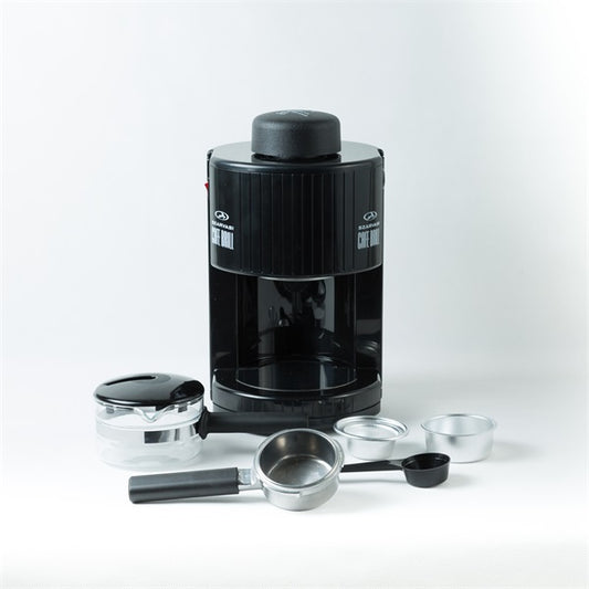 Szarvasi SZV-623 Cafe Brill presszókávéfőző, fekete, 800W, 3,04 bar, 0,4 L víztartály, üveg kiöntő, időkapcsoló