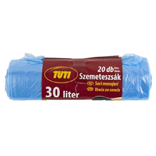 Szemeteszsák Tuti 30l köthető füles 20 db/csomag