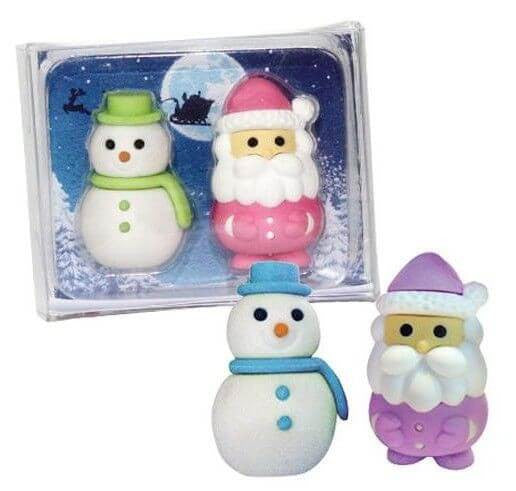 Radír Hóember és Télapó szett, többféle változat