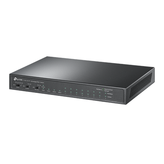 TP-LINK Switch 8x100Mbps(8xPOE+) + 2x1000Mbps + 1xGigabit SFP, TL-SL1311P