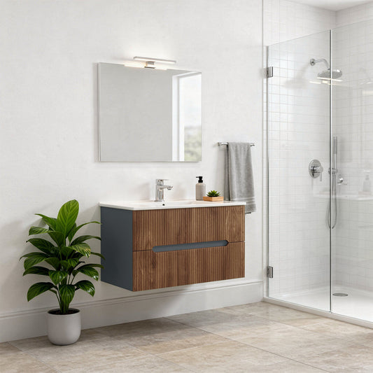 Trent 80 alsó szekrény mosdóval