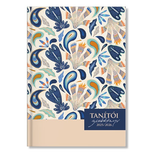 Tanítói zsebkönyv pd 2025-2026 papír Peacock