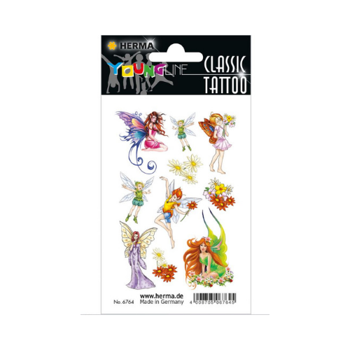 Tetováló matrica Herma Tündérek színes