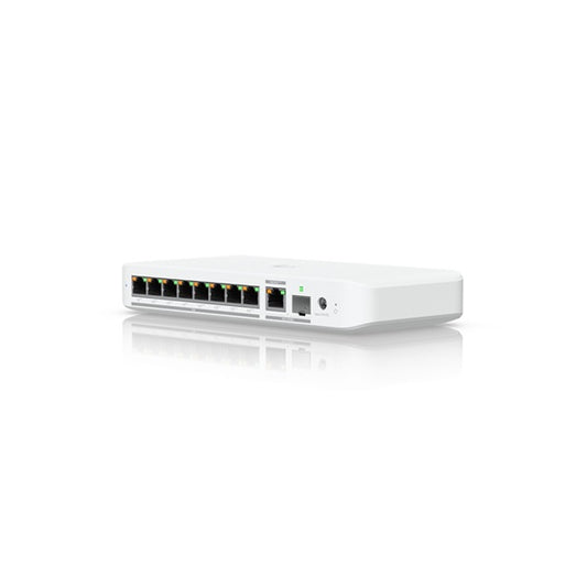 UBiQUiTi Switch 8x2500Mbps(8xPOE), Menedzselhető, Asztali - USW-FLEX-2.5G-8-POE