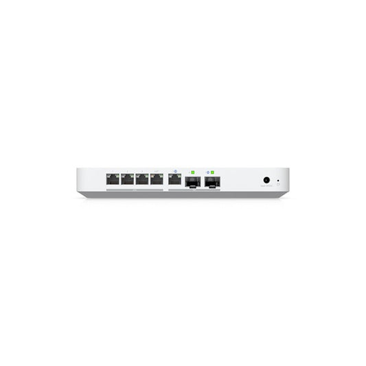 UBiQUiTi Vezetékes Router Gateway 4x2,5Gbit + 1x10Gbps SFP+ (LAN) + 1x10Gbit (SFP+/LAN) (WAN), Asztali - UXG-FIBER