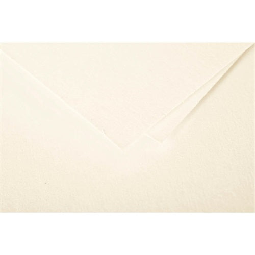 Üdvözlőkártya Clairefontaine Pollen 8,2x12,8 cm krémszínű