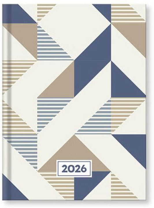 Vectraline határidőnapló B/6, napi tervező, 2026, Geometria