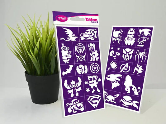 Sablonok, Little Heroes Sablon szett, min. 20 minta