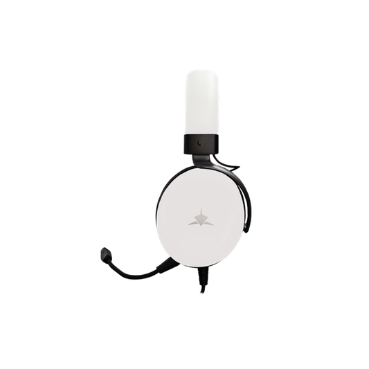WHITE SHARK GH-2540W ELEPHANT-W  vezetékes gamer fejhallgató mikrofonnal, fehér