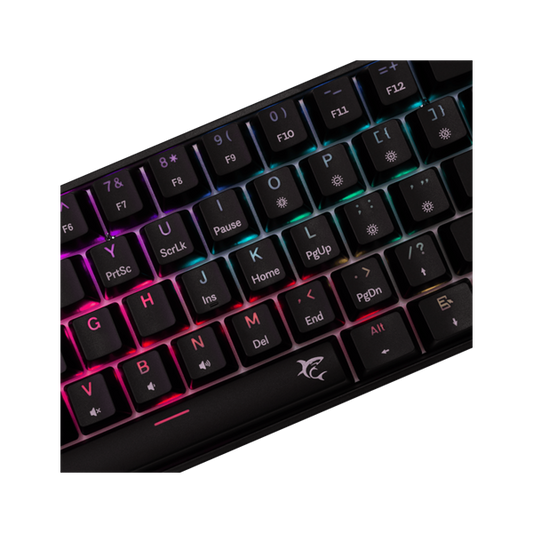 WHITE SHARK GK-004113B/R-HU SHINOBI-2/B-R-HU mech. bill. 62 piros gomb,fekete, magyar