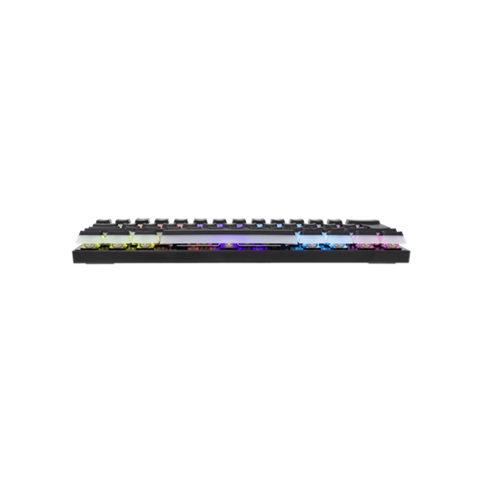 WHITE SHARK GK-2202-2B/BL-US ASHIKO-2/B/BL-US fekete mech.bill. angol, 61 kék kapcs.