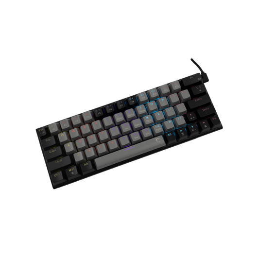 WHITE SHARK WAKIZASHI-2/G-B/R-HU, GK-002713V2/G-B/R-HU szürke/fekete, magyar, mechanikus gamer billentyűzet