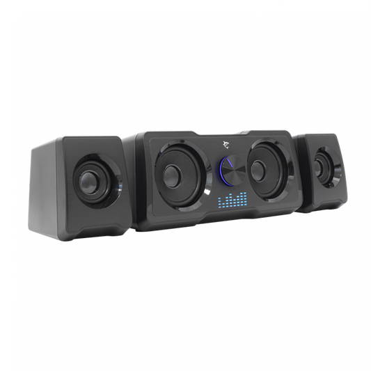 WHITE SHARK MOOD Hangszóró, 2.2, 16W, LED, fekete