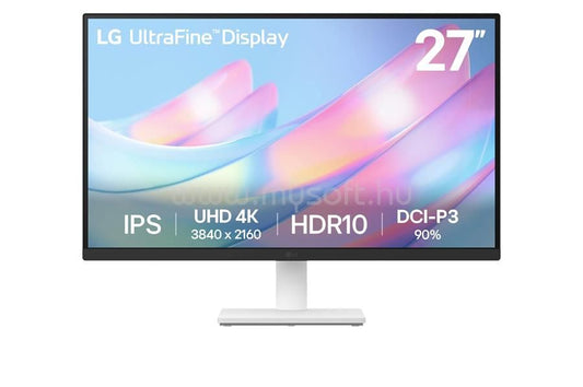 LG 27” 27US500-W 16:9 4K IPS monitor 60 Hz