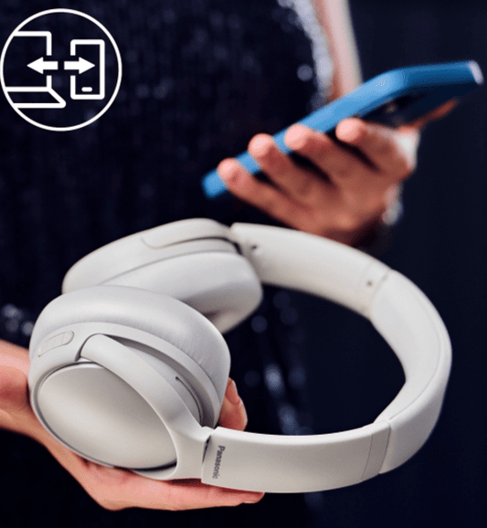 Panasonic RB-M600BE-C Deep Bass BT vezeték nélküli fejhallgató, bézs