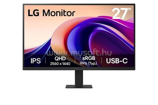 LG 27" 27U631A-B 16:9 QHD IPS USB-C 100 Hz monitor