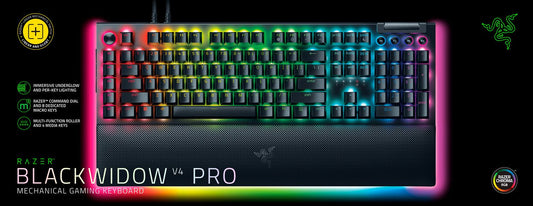 Razer BlackWidow V4 Pro (Yellow Switch) - US Layout