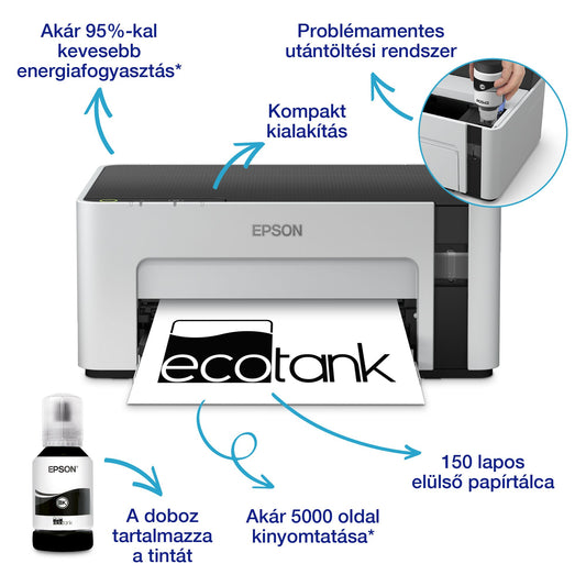 Epson EcoTank M1100 mono A4 tintasugaras nyomtató