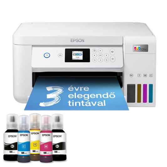 Epson EcoTank L4266 színes tintasugaras A4 MFP, duplex, WIFI, fehér