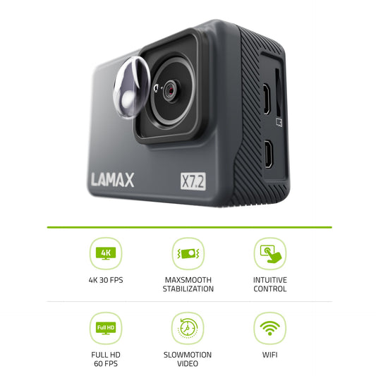 LAMAX X7.2 akciókamera 4K 30fps