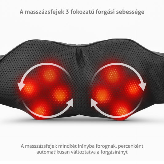 TrueLife RelaxBack B6 Charge Infrás nyakmaszírozó masszázspárna