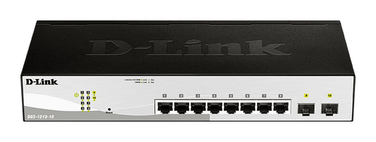D-Link 10-Port Gigabit Smart Switch with 2 SFP ports