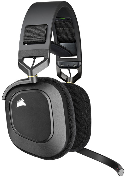 CORSAIR HS80 RGB WIRELESS Premium Gaming Headset, Carbon