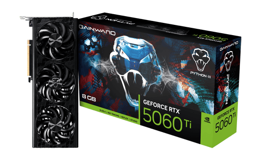 Gainward RTX5060Ti Python III 8GB GDDR7 128bit videokártya