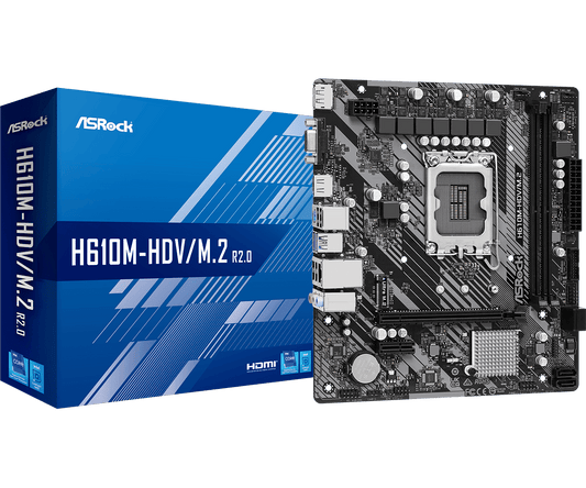 ASRock LGA1700 H610M-HDV/M.2 R2.0 alaplap