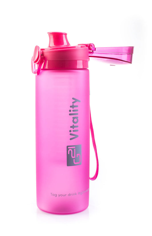 G21 smoothie/juice palack, 600 ml, jeges rózsaszín