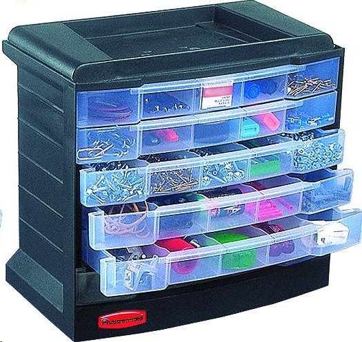 Curver 07752-498 rendszerező, 6 fiók