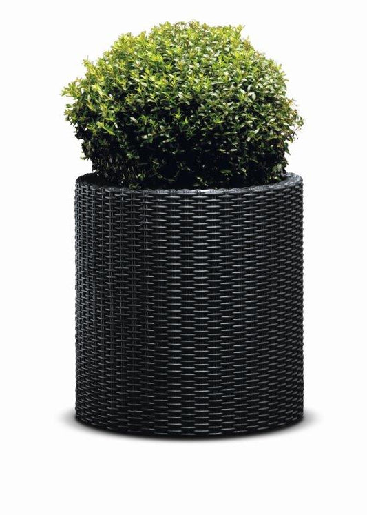 Keter Cylinder L virágcserép, szürke