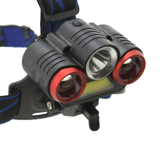 Cattara TRIO LED fejlámpa 670lm tölthető