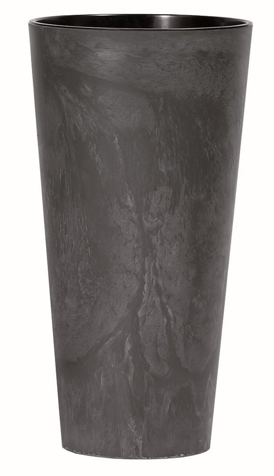 Prosperplast TUBUS SLIM BETON EFFECT kaspó antracit 30 cm