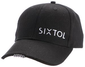 Sixtol LED siltes sapka B-CAP 25lm lámpával, újratölthető, USB, fekete