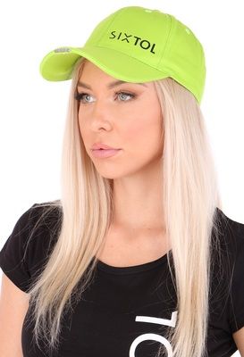 Sixtol LED sapka B-CAP 25lm fény, újratölthető, USB, zöld