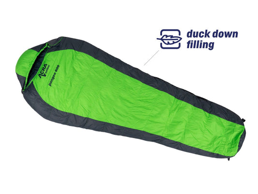 Hálózsák Acra Pongee 800 - 210 cm, kacsa tollal