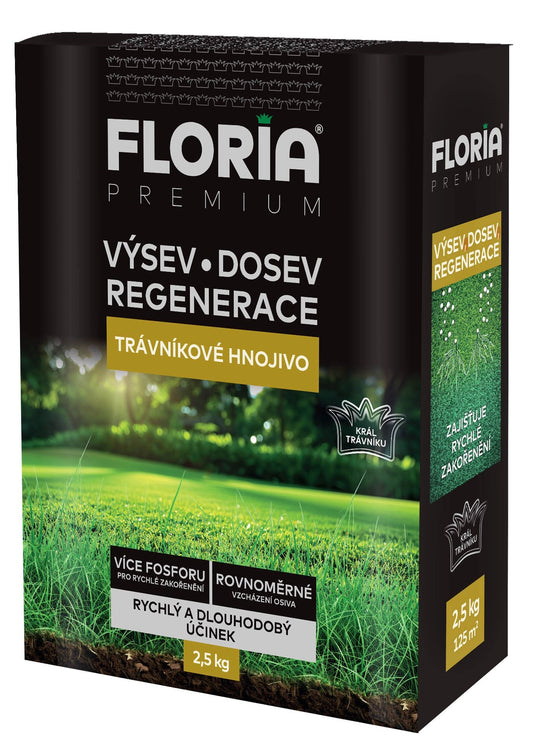 Agro FLORIA gyeptrágya vetéshez, felülvetéshez és regeneráláshoz – 2,5 kg