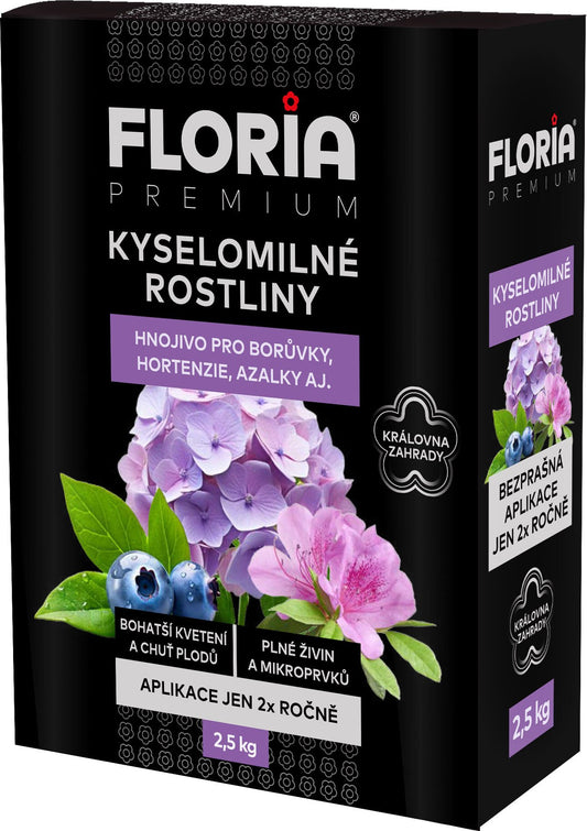 Agro FLORIA trágya savanyú talajt kedvelő növényekhez – 2,5 kg