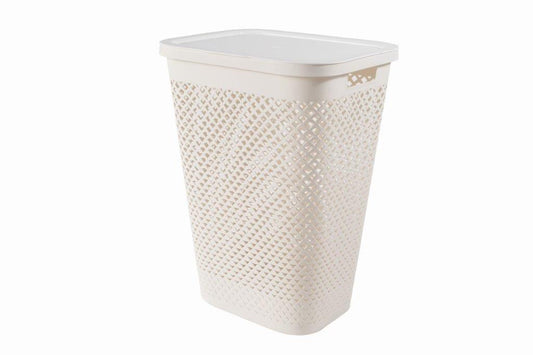 Curver Pure 55 l krém szennyestartó fedéllel