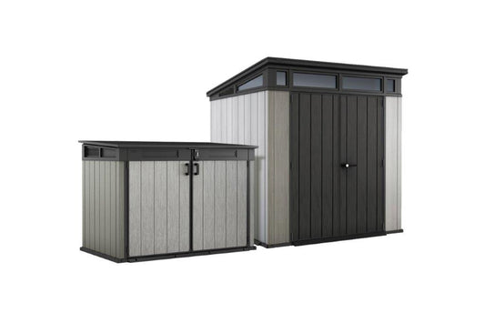 Keter Duotech szett Artisan 7x7 kerti ház + Grande Store tárolódoboz