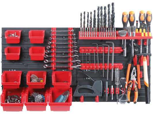 Kistenberg ORDERLINE felakasztható rendszer, 10 doboz és 22 tartó