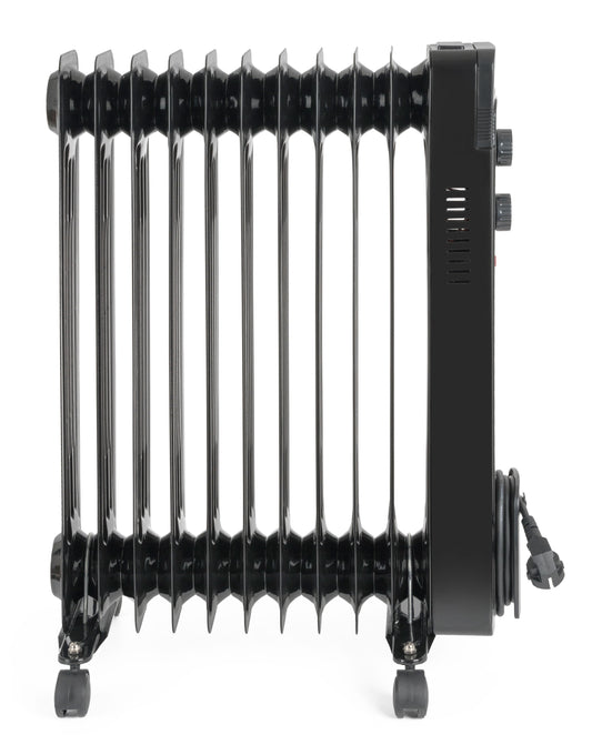 G21 Merapi olajradiátor fekete, 11 elem, 2500 W