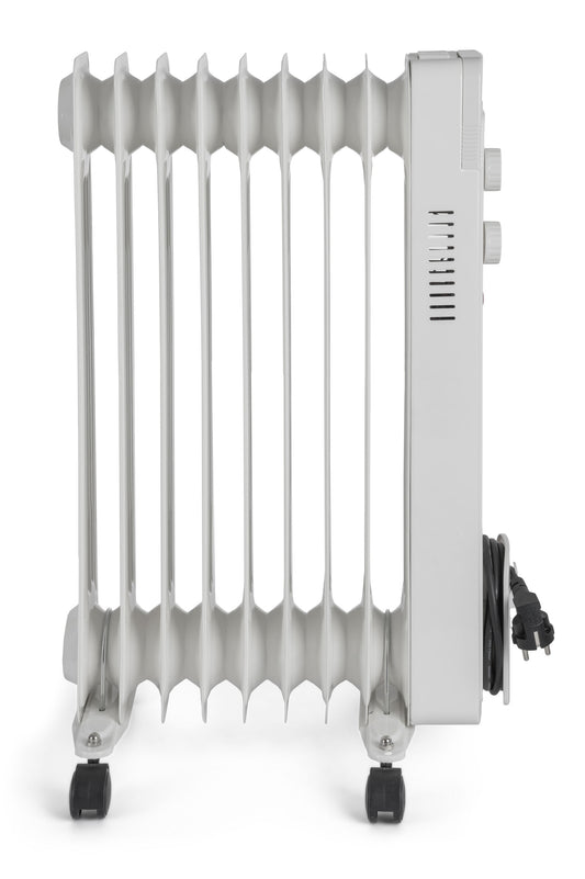 G21 Merapi olajradiátor fehér, 9 elem, 2000 W