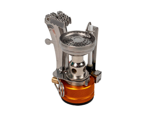 Acra C23 kemping edénykészlet gáztűzhellyel együtt 1-2 fő részére