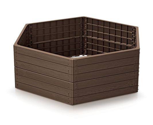 Magaságyás Prosperplast BASE WOODY barna 148 cm