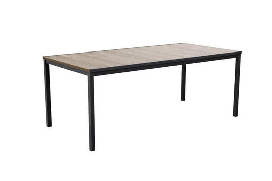 Kerti asztal Keter Porto 200 aswhood fekete acél