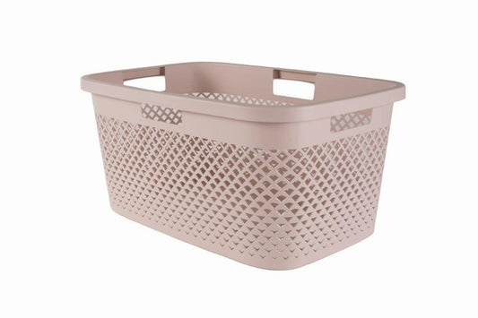 Curver Pure 47 l szennyestartó kosár rózsaszín