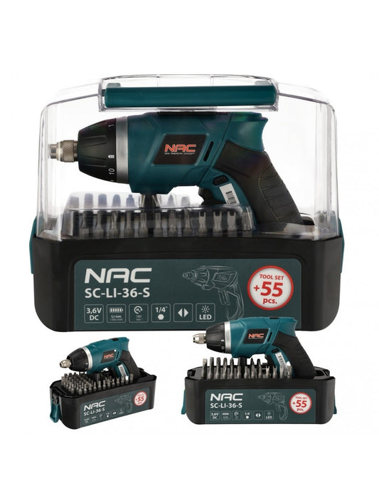 Akkumulátoros csavarozó NAC SC-LI-36-S